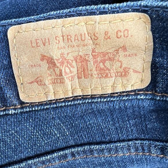 Levi's 529 Jeans Women's 12M Blue Dark Wash Curvy Bootcut Normcore Mom Jeans - Picture 12 of 15